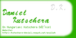daniel kutschera business card